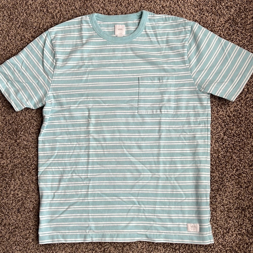 Vans striped T. Thick tshirt.